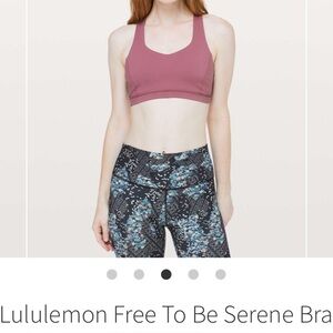 lululemon athletica free to be serene Bra